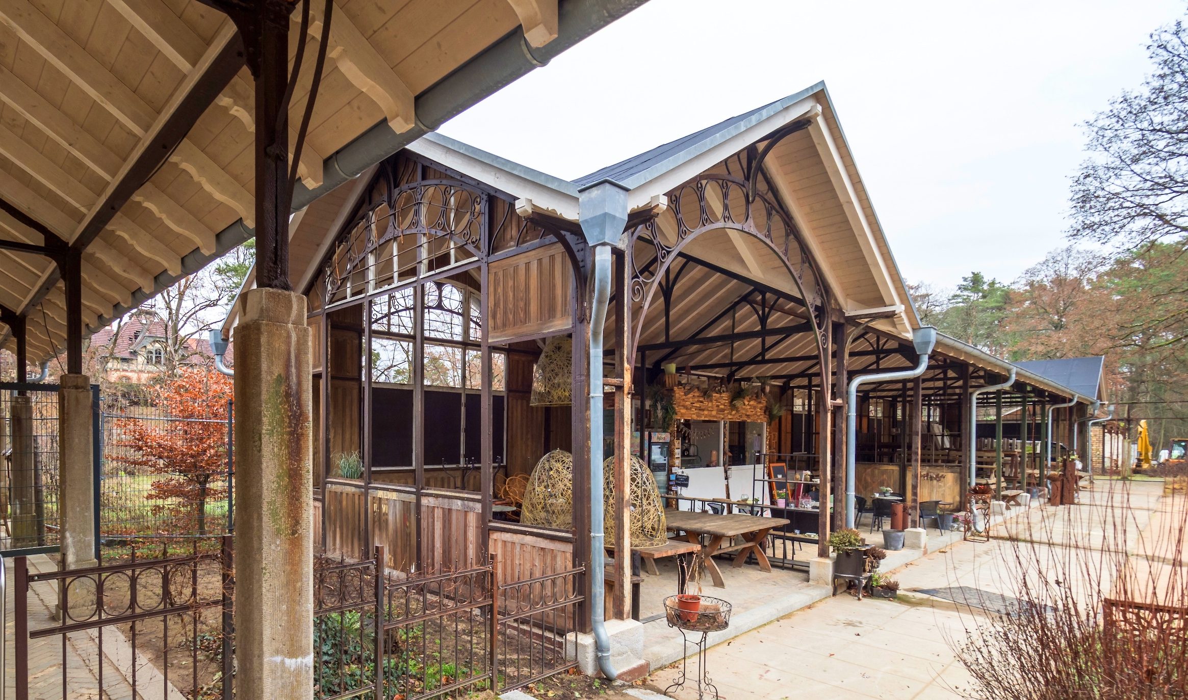 Beelitz-Heilstätten „Liegehallen“-Pavillon als Kopfbau der Liegehalle