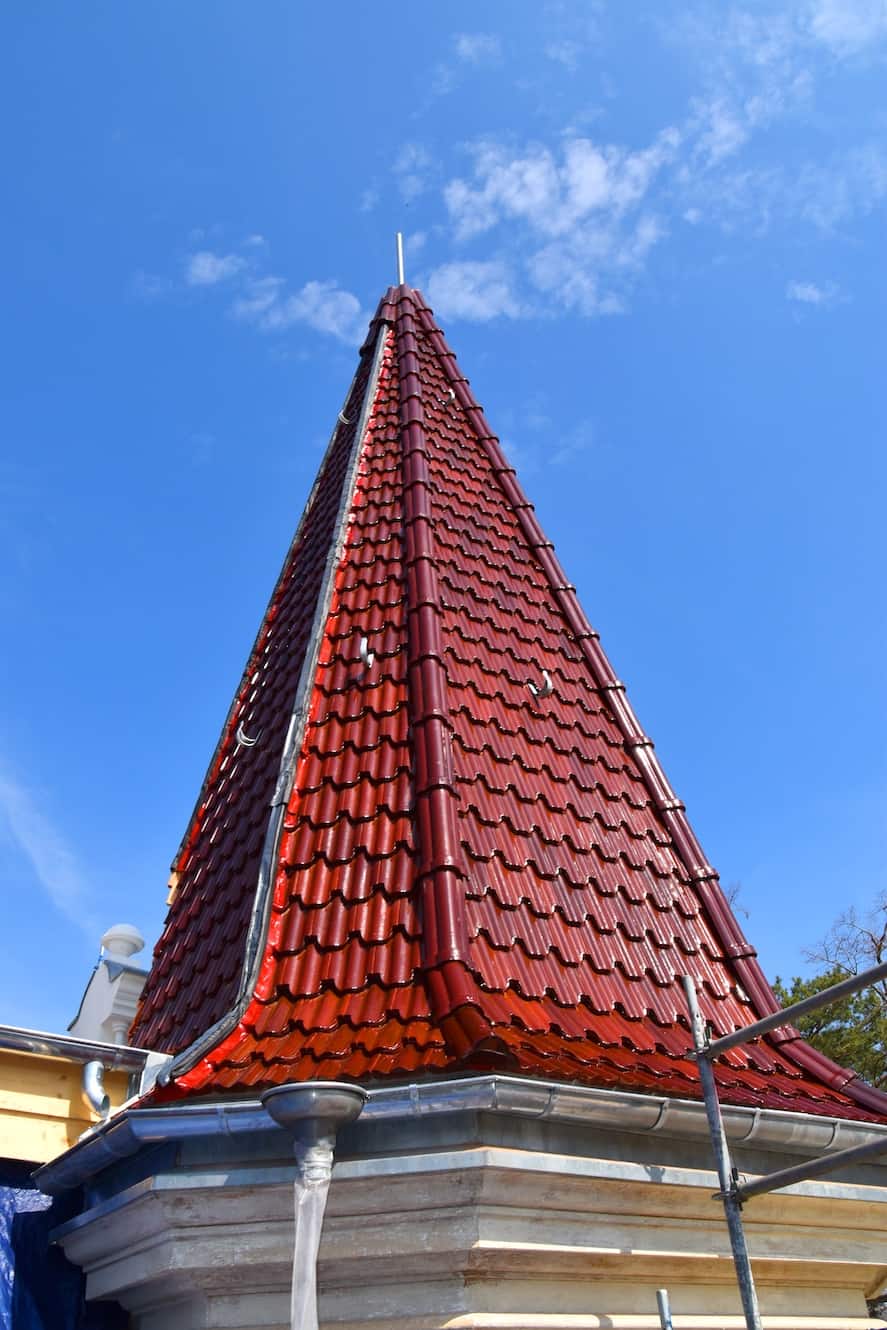 Ein rekonstruierter Treppenhausturm