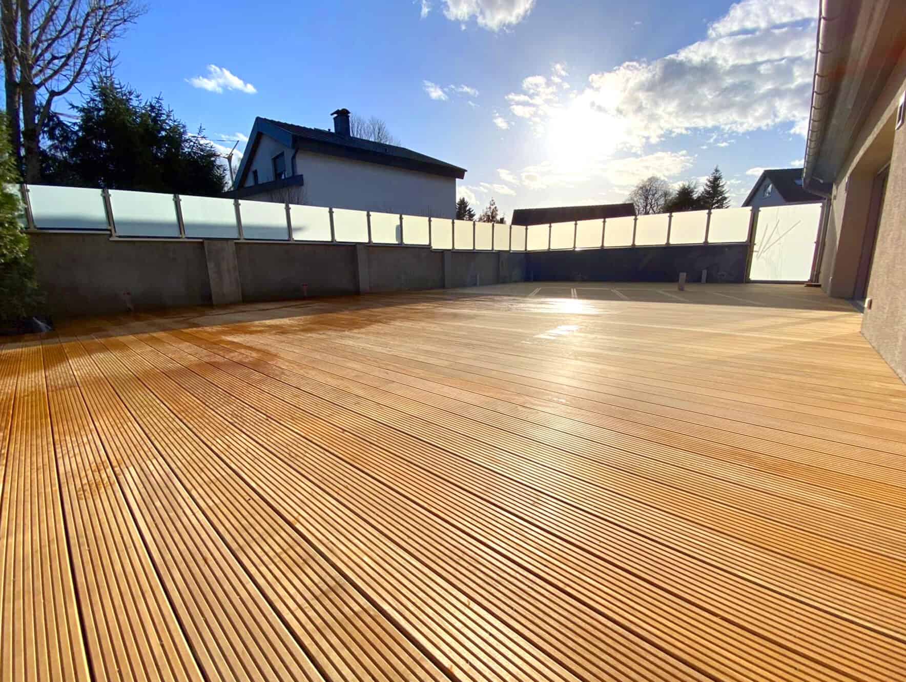 Dachterrasse aus Douglasie